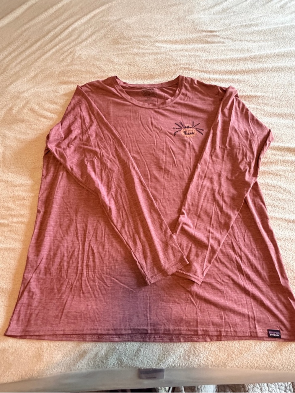 Patagonia Capilene Cool Daily Long Sleeve T-Shirt, Raspberry XXL